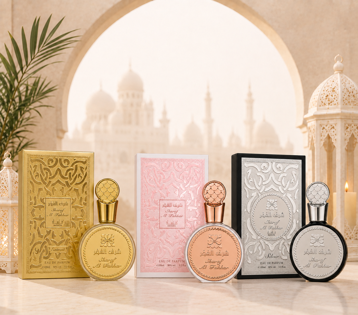 set FAKH F 1 AL FAKHAR SHARAF SET UNISEX 3buc x 100ml - imagine 1